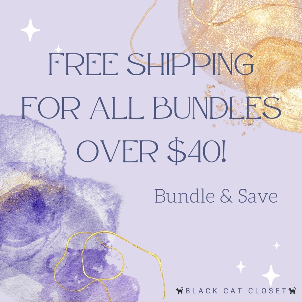 Bundle & Save! FREE SHIPPING on all bundles over $40!